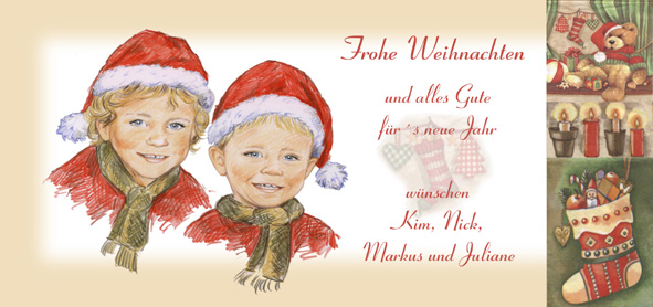 Weihnachtskarte 2008 a Kopie